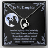 Gift For Daughter, Mother to Daughter Gift, Birthday Gift For Daughter, Heart Pendant Necklace