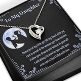 Gift For Daughter, Mother to Daughter Gift, Birthday Gift For Daughter, Heart Pendant Necklace