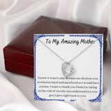 Single Mom Gift Necklace, Present for Single Mother, Super Mom, Father's Day Gift For Single Mom, Best Mom, Birthday Gift For Single Mom