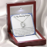 Single Mom Gift Necklace, Present for Single Mother, Super Mom, Father's Day Gift For Single Mom, Best Mom, Birthday Gift For Single Mom