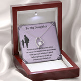 Gift For Daughter, Mother to Daughter Gift, Birthday Gift For Daughter, Heart Pendant Necklace