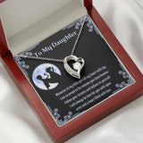 Gift For Daughter, Mother to Daughter Gift, Birthday Gift For Daughter, Heart Pendant Necklace