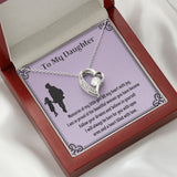 Gift For Daughter, Mother to Daughter Gift, Birthday Gift For Daughter, Heart Pendant Necklace