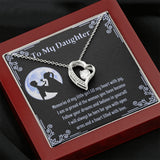 Gift For Daughter, Mother to Daughter Gift, Birthday Gift For Daughter, Heart Pendant Necklace