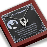 Gift For Daughter, Mother to Daughter Gift, Birthday Gift For Daughter, Heart Pendant Necklace