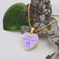 End Alzheimer's Heart Pendant, End Alzheimer's Jewelry, End Alzheimer's Necklace, Alzheimer's Awareness, Alzheimer's Support, Alzheimer's Jewelry