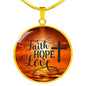 Faith, Hope, Love, Chrisitan Gift, Spiritual Gift, Religious Jewelry, Religious Gift For Women, Bible Verse Personalized Jewelry