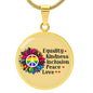 Equality Necklace, Peace Necklacei