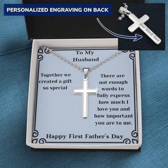 First Father's Day Gift, Gift For First Time Dad, First Father's Day Gift From Wife, Engraved First Father's Day Gift, Customized First Father's Day Gift