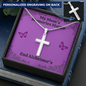 My Mom's Memories Matter Alzheimers Jewelry, Alzheimers Cross Necklace, Alzheimers Awareness, Alzheimers Support Mom, End Alzheimers