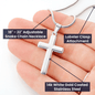 My Mom's Memories Matter Alzheimers Jewelry, Alzheimers Cross Necklace, Alzheimers Awareness, Alzheimers Support Mom, End Alzheimers