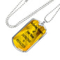 Custom Design Dog Tag Style Necklace, Customized Jewelry, Custom Necklaces - TreasureNoni
