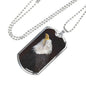 Eagle Dog Tag Necklace, Men's Jewelry, Jewelry for Men, Unisex Jewelry - TreasureNoni