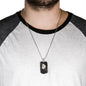 Eagle Dog Tag Necklace, Men's Jewelry, Jewelry for Men, Unisex Jewelry - TreasureNoni