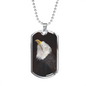 Eagle Dog Tag Necklace, Men's Jewelry, Jewelry for Men, Unisex Jewelry - TreasureNoni