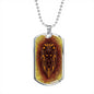 Lion Dog Tag Necklace, Men's Jewelry, Jewelry for Men, Unisex Jewelry - TreasureNoni