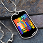 Gay Pride Necklace, LGBT Necklace, LGBT Equality Jewelry,  LGBT Equal Rights Necklace, LGBT, Human Rights, Equal Rights Gifts, Equality Gift
