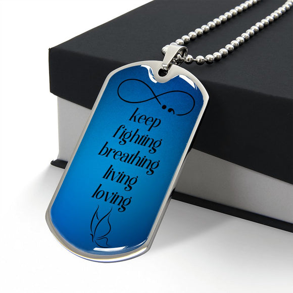 Semicolon Necklace, Semicolon Gift, Semicolon Jewelry, Suicide Awareness, Mental Health, Suicide Prevention Awareness, Semicolon
