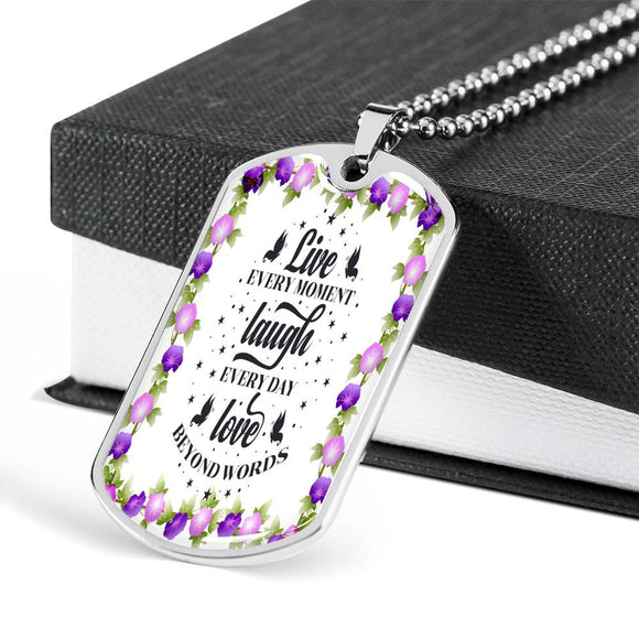 Inspirational Gift Necklace, Motivational Gift, Encouragement Gift, Happiness Necklace, Positive Vibes Necklace
