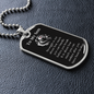 Inspirational Gift For Son, Inspirational Motivational Dog Tag Necklace, Animal Theme Lion Necklace, Lion Art, Lion Lover Gift, Strength Gift For Son