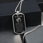 Inspirational Gift For Son, Inspirational Motivational Dog Tag Necklace, Animal Theme Lion Necklace, Lion Art, Lion Lover Gift, Strength Gift For Son