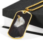 Eagle Dog Tag Necklace, Men's Jewelry, Jewelry for Men, Unisex Jewelry - TreasureNoni