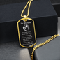 Inspirational Gift For Son, Inspirational Motivational Dog Tag Necklace, Animal Theme Lion Necklace, Lion Art, Lion Lover Gift, Strength Gift For Son