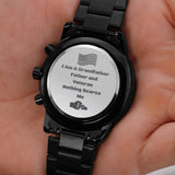 Grandfather Father and Veteran, Nothing Scares Me, Gift For Grandfather, Soldier Veteran