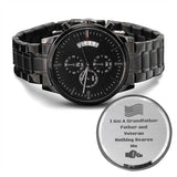 Grandfather Father and Veteran, Nothing Scares Me, Gift For Grandfather, Soldier Veteran