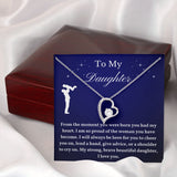 To My Daughter From Dad, Daughter Necklace, Father to Daughter Gift, Birthday Gift To Daughter From Dad, Gift From Dad To Daughter