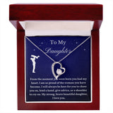 To My Daughter From Dad, Daughter Necklace, Father to Daughter Gift, Birthday Gift To Daughter From Dad, Gift From Dad To Daughter