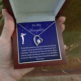 To My Daughter From Dad, Daughter Necklace, Father to Daughter Gift, Birthday Gift To Daughter From Dad, Gift From Dad To Daughter