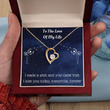 Heart Pendant Necklace For Wife, Heart Necklace For Girlfriend, Heart Jewelry For Significant Other