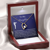 To My Daughter From Dad, Daughter Necklace, Father to Daughter Gift, Birthday Gift To Daughter From Dad, Gift From Dad To Daughter
