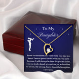 To My Daughter From Dad, Daughter Necklace, Father to Daughter Gift, Birthday Gift To Daughter From Dad, Gift From Dad To Daughter