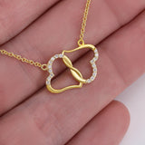To My Daughter From Dad, Heart Pendant Necklace, Father to Daughter Gift, Birthday Gift To Daughter From Dad, Daughter Necklace
