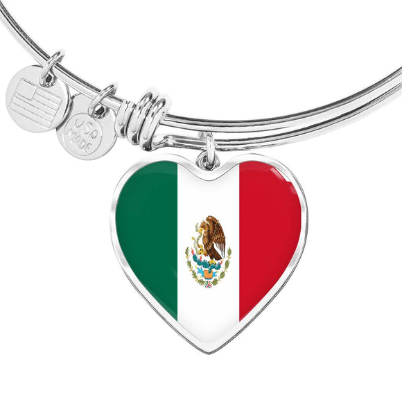 Mexican Flag Bracelet,  Joyería De La Bandera Mexicana - TreasureNoni