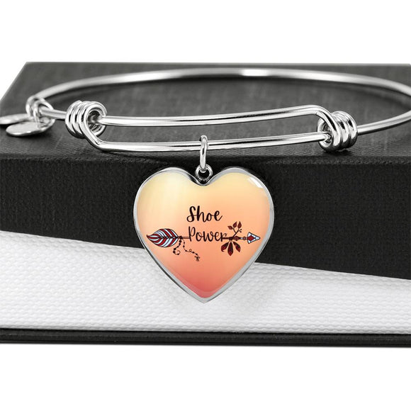 Shoe Power, Shoe Lover Gift, Shoe Lover Jewelry, Gift For Shoe Addicts, Shoe Lover Bracelet