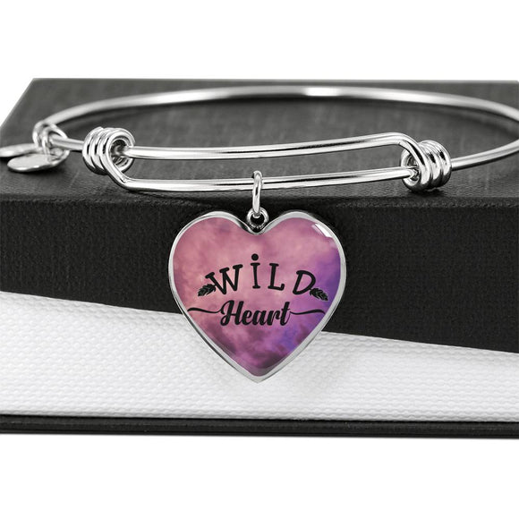 Wild Heart Bracelet, Wild Heart Pendant, Unique Wild Heart Jewelry - TreasureNoni