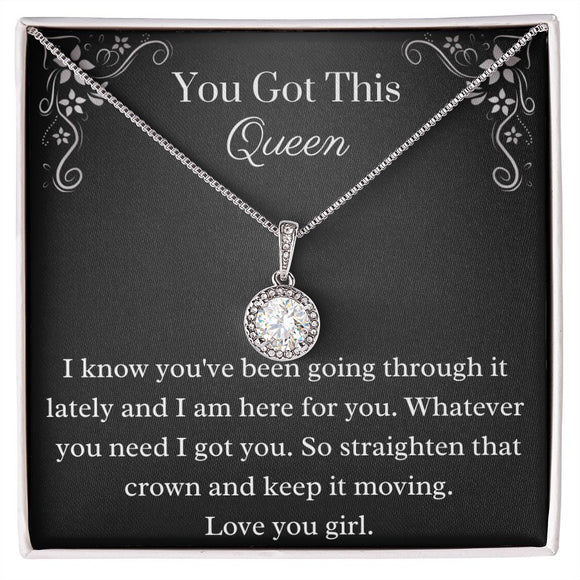 Strength Gift, Female Empowerment, Queen Gift For Friend, Friendship Jewelry, Encouragement, Support Gift, Hard Times, You Got This