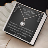 Strength Gift, Female Empowerment, Queen Gift For Friend, Friendship Jewelry, Encouragement, Support Gift, Hard Times, You Got This