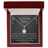 Strength Gift, Female Empowerment, Queen Gift For Friend, Friendship Jewelry, Encouragement, Support Gift, Hard Times, You Got This