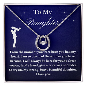 To My Daughter From Dad, Daughter Necklace, Father to Daughter Gift, Birthday Gift To Daughter From Dad, Gift From Dad To Daughter