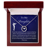 To My Daughter From Dad, Daughter Necklace, Father to Daughter Gift, Birthday Gift To Daughter From Dad, Gift From Dad To Daughter