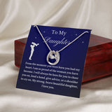 To My Daughter From Dad, Daughter Necklace, Father to Daughter Gift, Birthday Gift To Daughter From Dad, Gift From Dad To Daughter