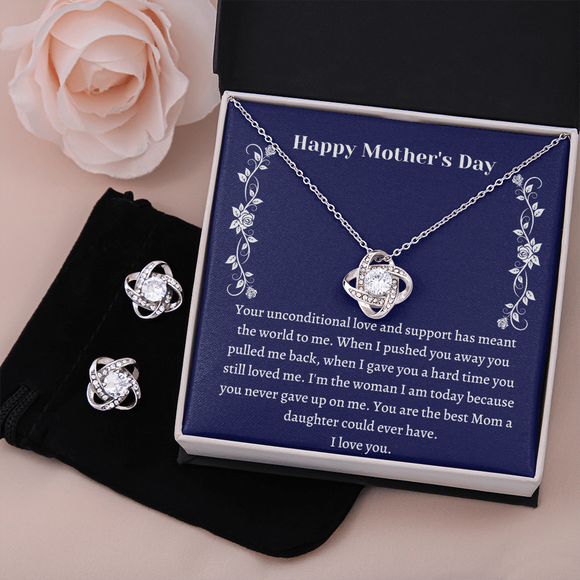 Mothers Day Gift, Gift For Mom, Mother's Day Necklace, Mothers Day Gift From Daughter, Mother's Day Gift Set, Jewelry For Mom