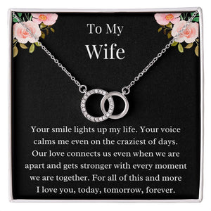 Gift For Wife, Birthday Gift For Wife, To My Wife Necklace, Wife Jewelry, Wife Poem Card, Anniversary Gift For Wife, Wife Sentimental Gift