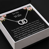 Gift For Wife, Birthday Gift For Wife, To My Wife Necklace, Wife Jewelry, Wife Poem Card, Anniversary Gift For Wife, Wife Sentimental Gift