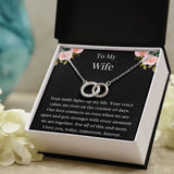 Gift For Wife, Birthday Gift For Wife, To My Wife Necklace, Wife Jewelry, Wife Poem Card, Anniversary Gift For Wife, Wife Sentimental Gift
