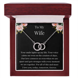 Gift For Wife, Birthday Gift For Wife, To My Wife Necklace, Wife Jewelry, Wife Poem Card, Anniversary Gift For Wife, Wife Sentimental Gift